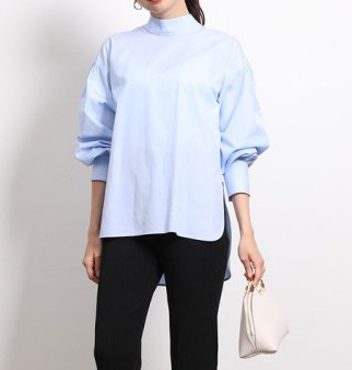 ロペ 【TVドラマ着用】【ドラマ着用】【THOMAS MASON】ハイネックボウチュニック ¥25,300(税込)