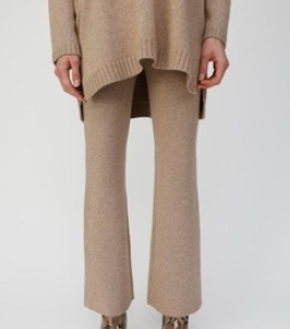 RIB FLARE KNIT パンツ(MOUSSY)