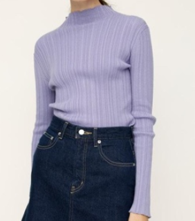 RANDOM RIB HG TURTLE TOPS(SLY)