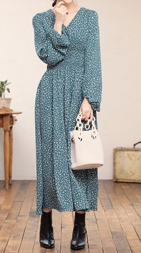 フレイ アイディー ヴィンテージナローワンピース
