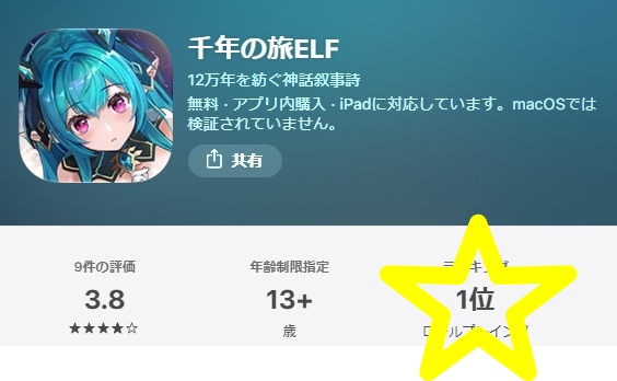 千年の旅ELF